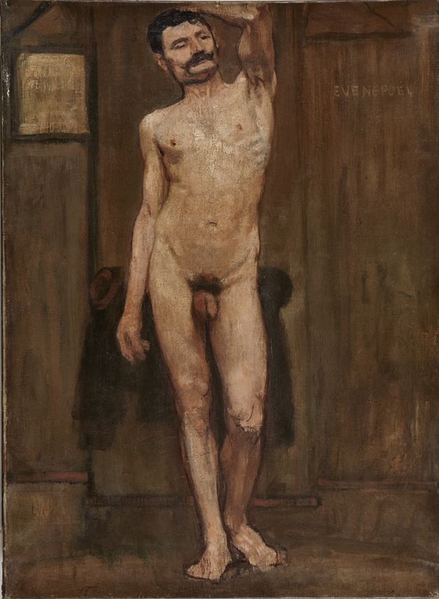 Henri Evenepoel - Study of the naked man | MasterArt